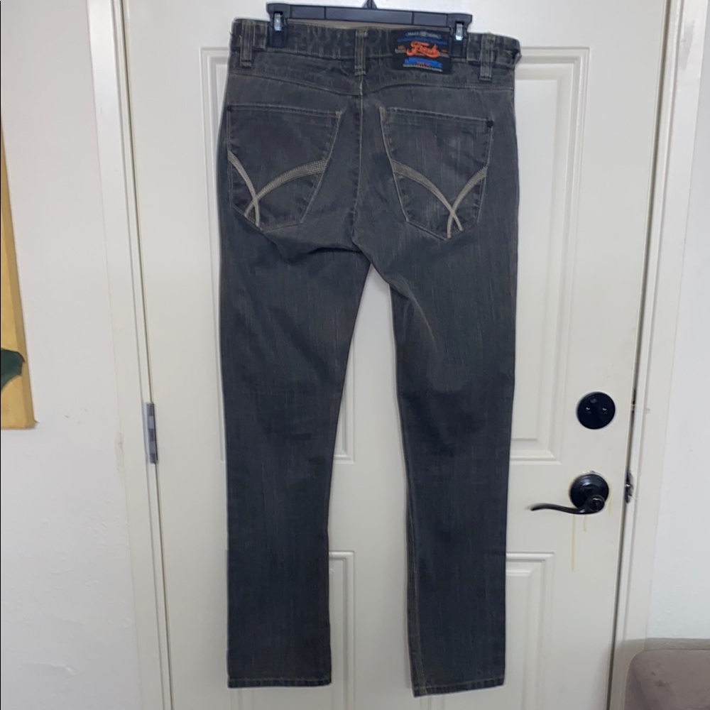 Fresh Gray Straight Jeans for Effortless Style